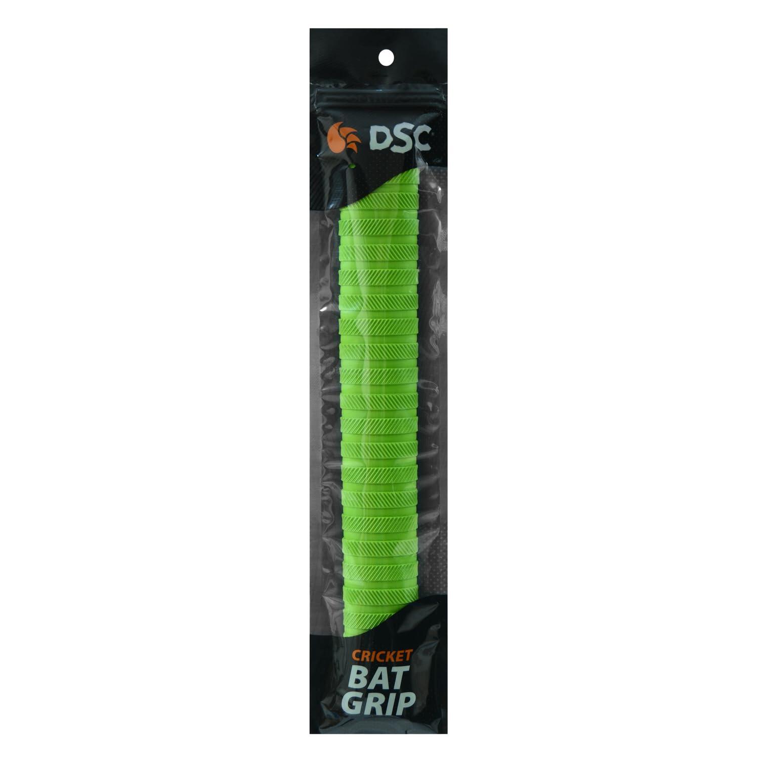 DSC Ring Chevron Cricket Bat Grip | Farbe: Grün | Packung mit 1 Stück | Gummi 4/5