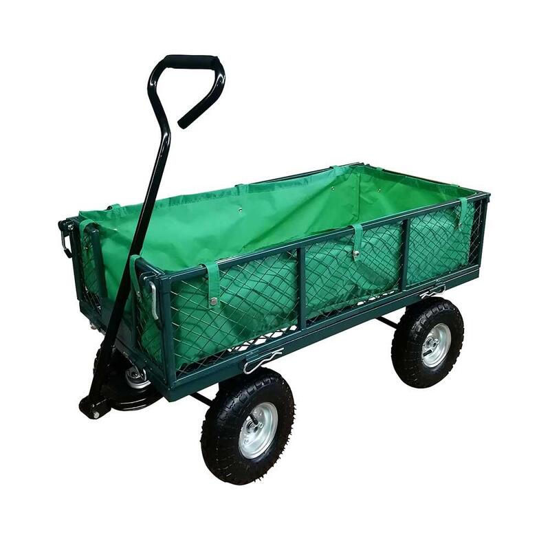 Carucior metalic de gradina-capacitate de incarcare 250 kg