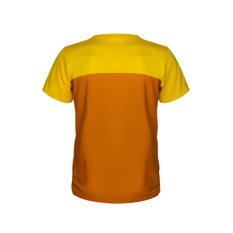 Camiseta manga corta  COLOR BLOCK Color Amarillo talla S