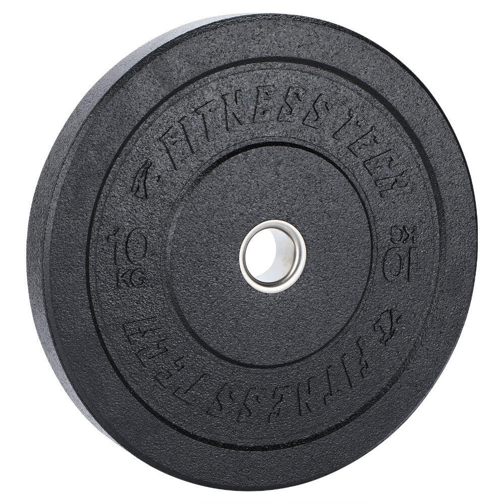 Conjunto 150kg Bumper Plate Alta Resistência Hi Temp Preto de 5kg a 25kg 4/7