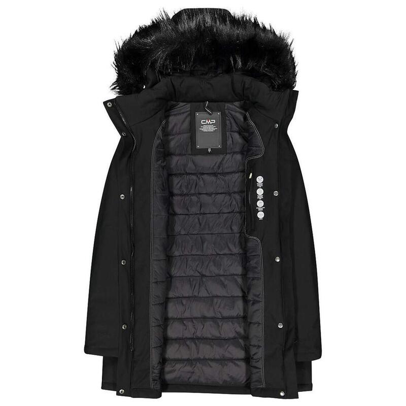 Jacheta de ploaie cu glugă cu fermoar CMP Coat Zip Hood pentru femei