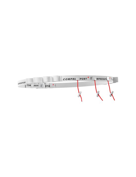 Pas biegowy Compressport Race Belt - white