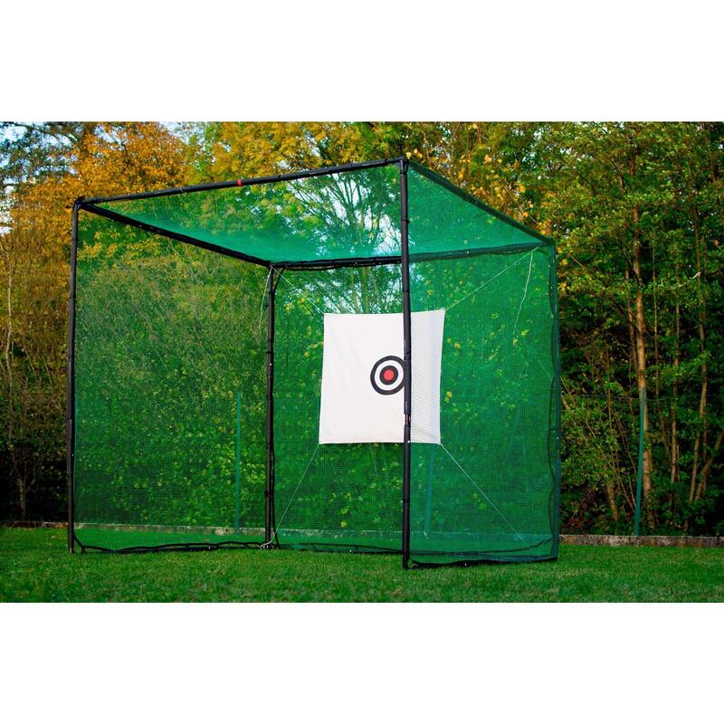 Jaula de golf 3 x 3 x 3 m - Incluye diana/espuma protectora/chaleco