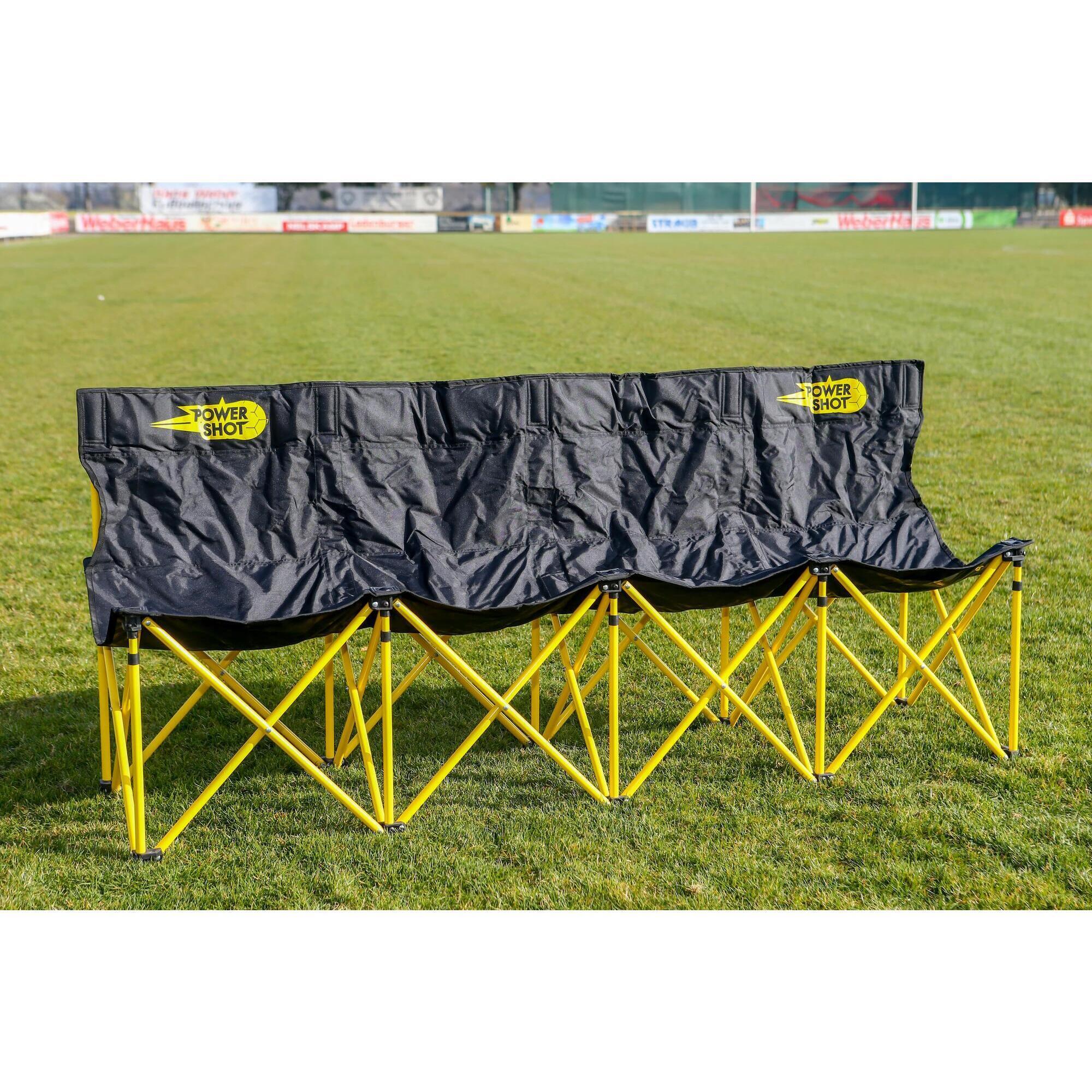 Banc de touche pliable - 4 places 4/5