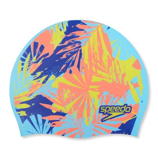 Cappellino reversibile con scritta Speedo Junior - Blu/Giallo/Rosso