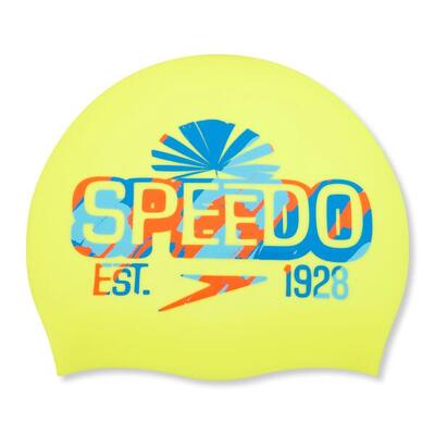 Cappuccio in silicone con posizionamento del logo Speedo - Speedo rosso/bianco