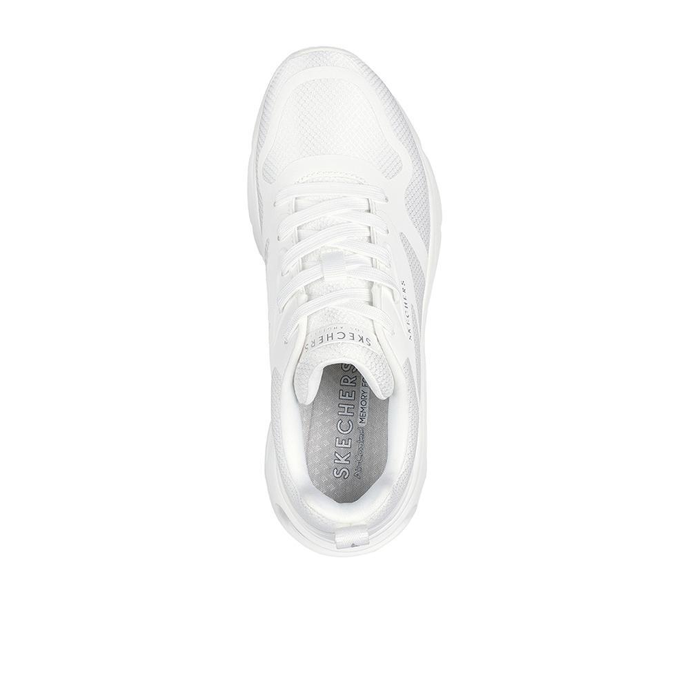 Zapatillas Skechers Mujer Tres-Air Uno Blanco 3/4