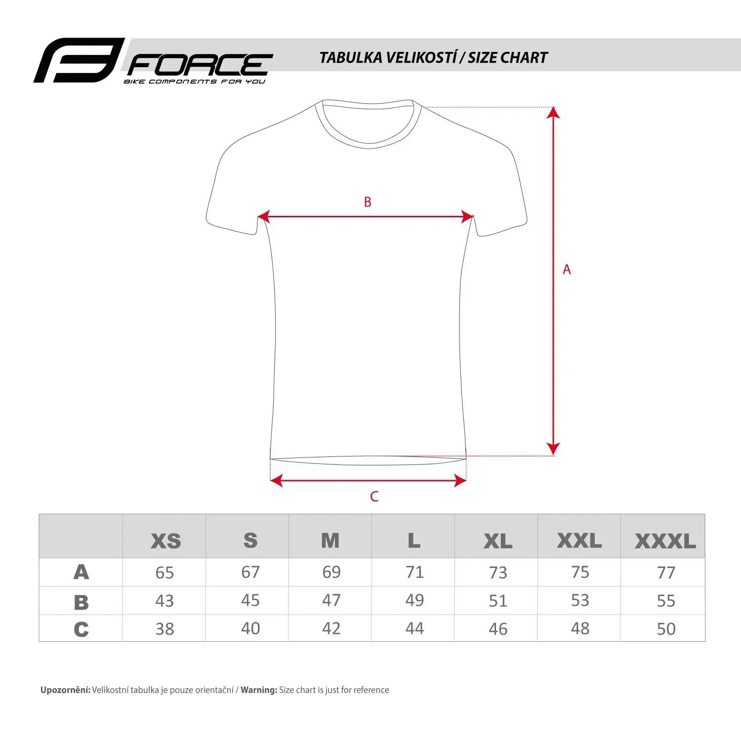Tricou ciclism Force Bike, gri/verde, XXXL 3/3