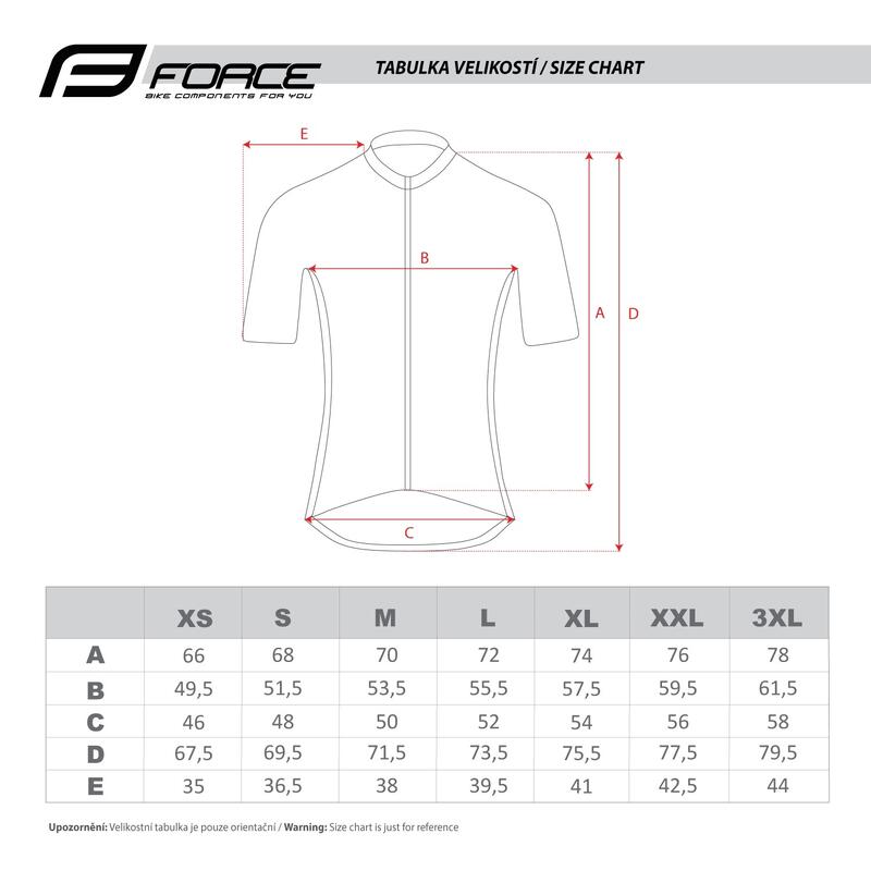 Tricou ciclism Force MTB Core, rosu/negru, XXL