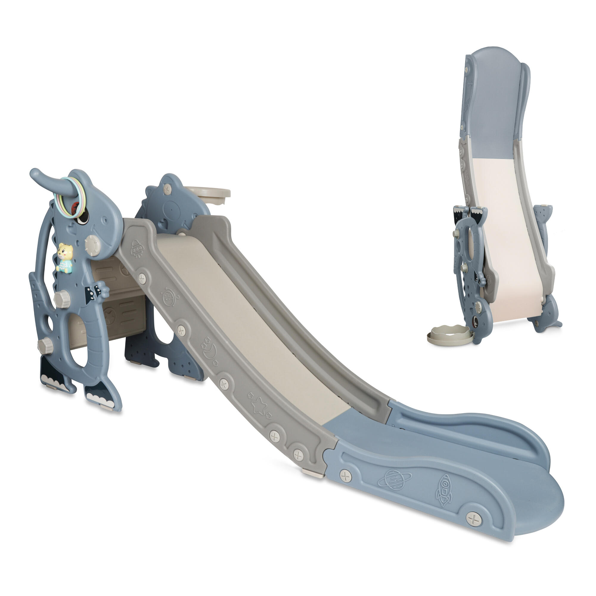 Scivolo Rockerz - Per interni ed esterni - Blu grigio 2/8