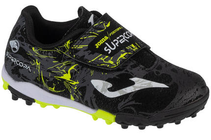 Botas Fútbol Fútbol Niños Joma Super Copa Jr 24 TF Negro