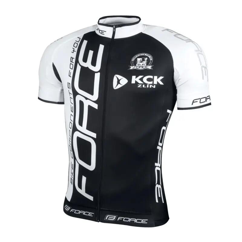 Tricou Force Team maneci scurte negru/alb S 1/2