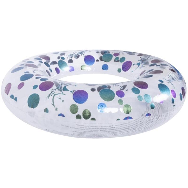 Colac de inot cu sclipici imprimat JILONG PRINTED GLITTER,90 cm, Utilizator 50Kg