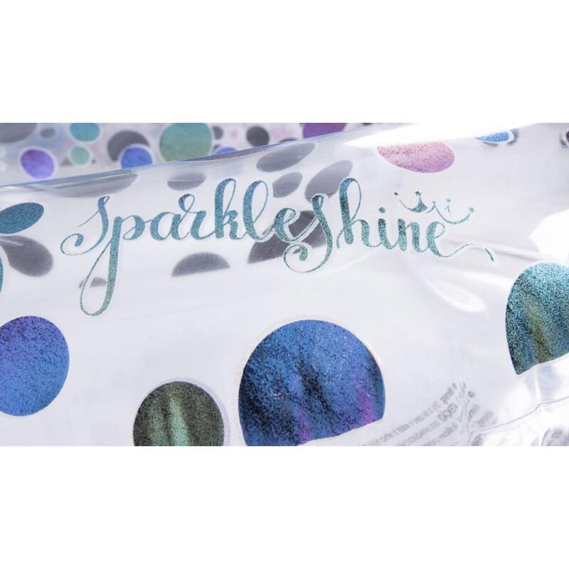 Colac de inot cu sclipici imprimat JILONG PRINTED GLITTER,90 cm, Utilizator 50Kg
