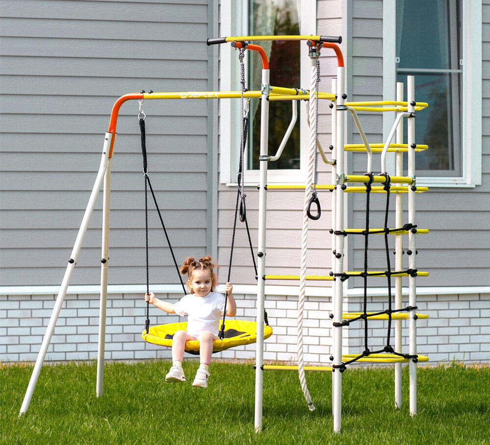 Balançoire Disque Avec Corde Réglable – Plateforme D'Escalade Et Siège Pour Enfants Et Adultes Jusqu'à 150 Kg