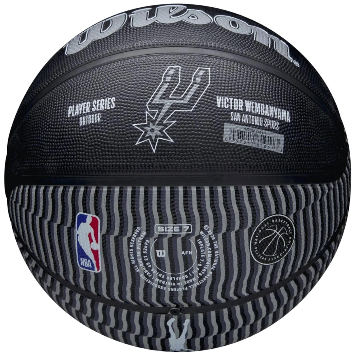 Basketball NBA Player Icon Victor Wembanyama Outdoor Ball 4/4
