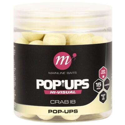 Mainline high visual pop-ups 15mm crab ib - karper pop ups & hookbaits