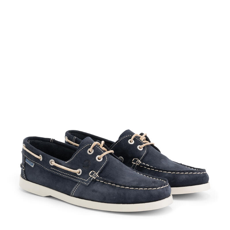 Chaussures bateau en daim - Semelle en caoutchouc - Hommes - Penzance