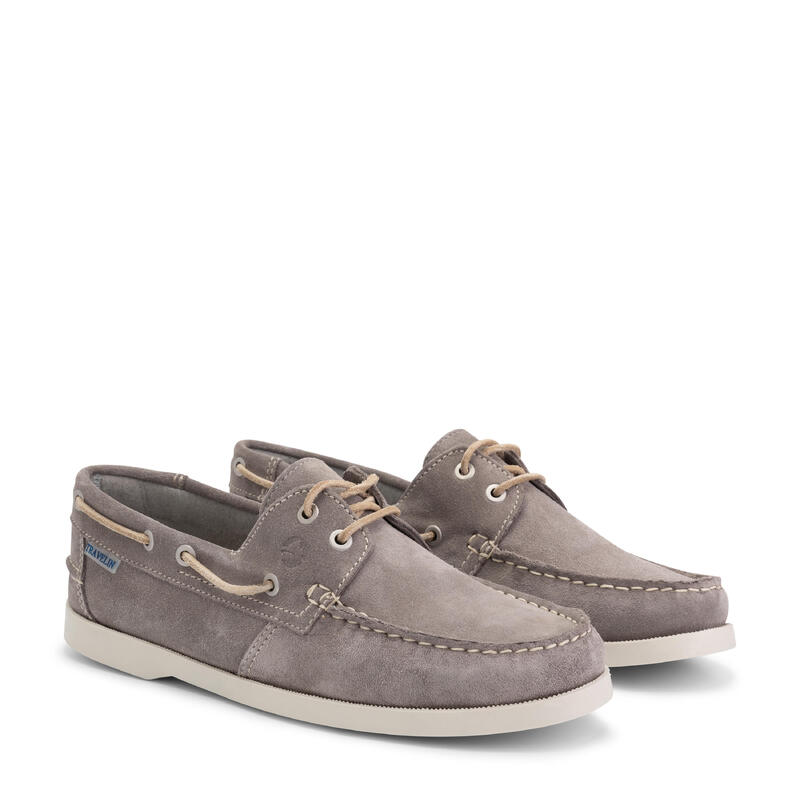 Chaussures bateau en daim - Semelle en caoutchouc - Hommes - Penzance