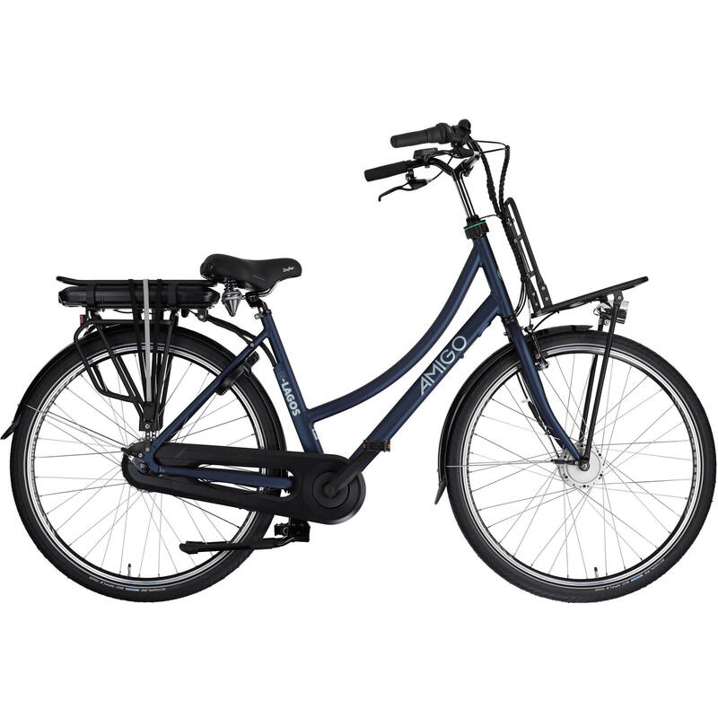 AMIGO Elektrische Transportfiets E-Lagos T3 28 Inch 50 cm Dames 7V Rollerbrake