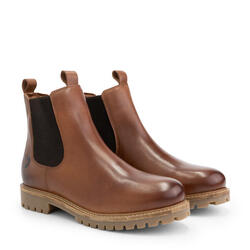 Bottines en cuir - doublé de laine - pour hommes - Rosseland