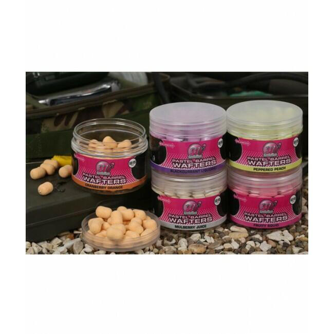 BOILIES MAINLINE PASTEL WAFTER BARRELS PEPPERED PEACH 12X15MM
