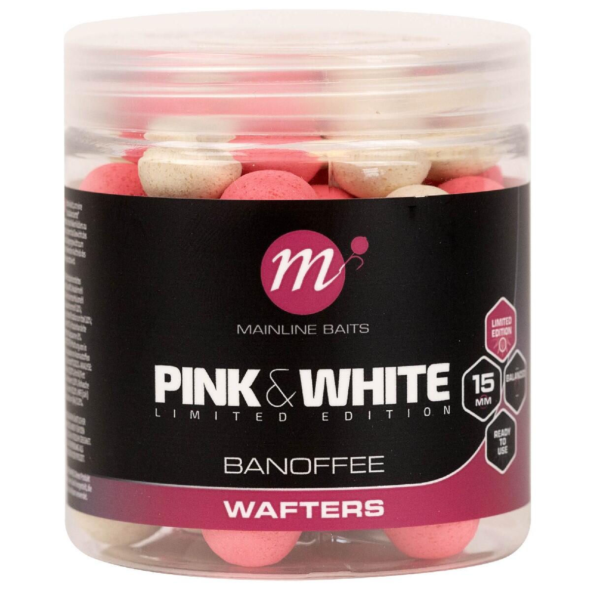 MAINLINE Mainline Fluoro Pink & White Wafters 15mm Banoffee
