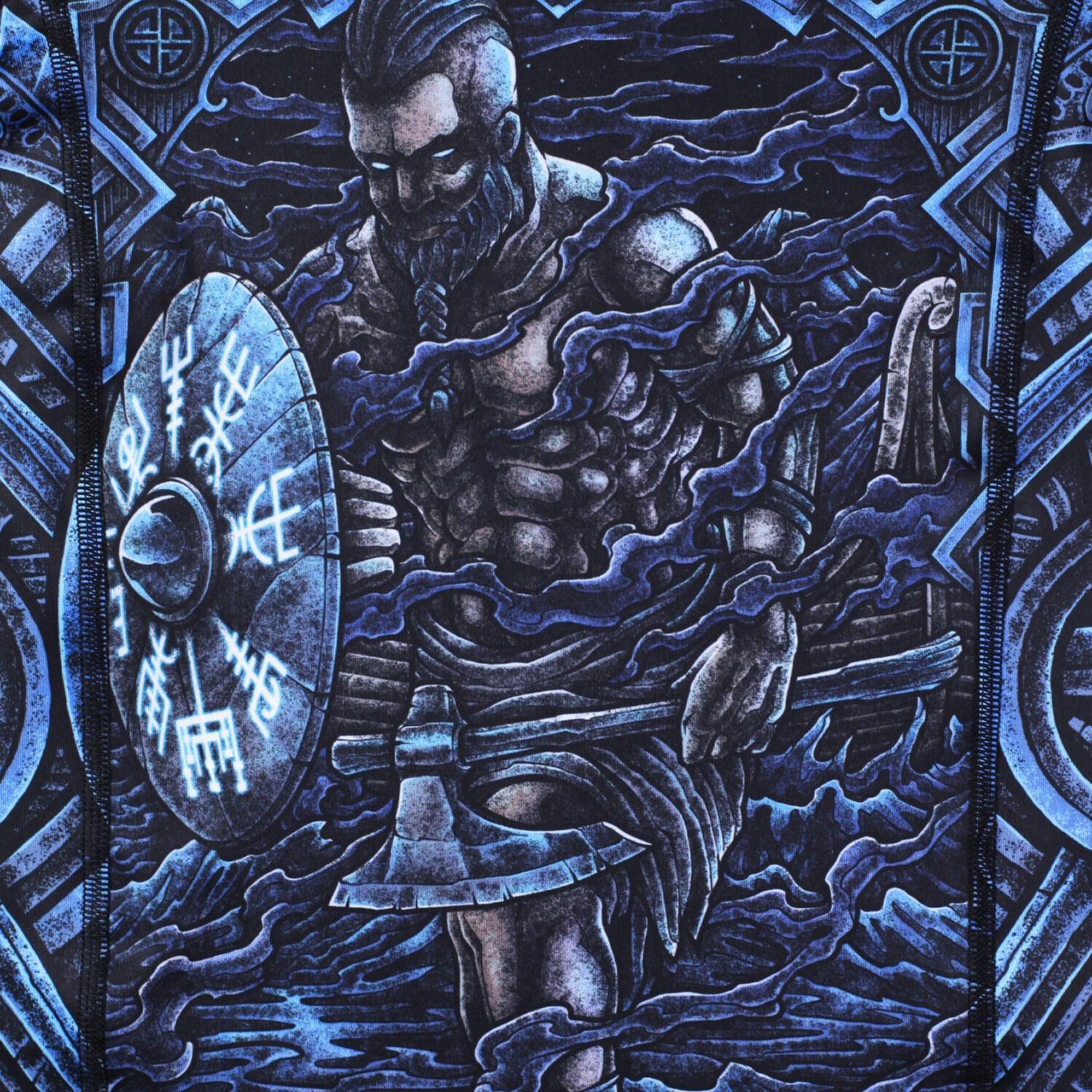 Rashguard dla dzieci Ground Game Viking z krótkim rękawem 4/4