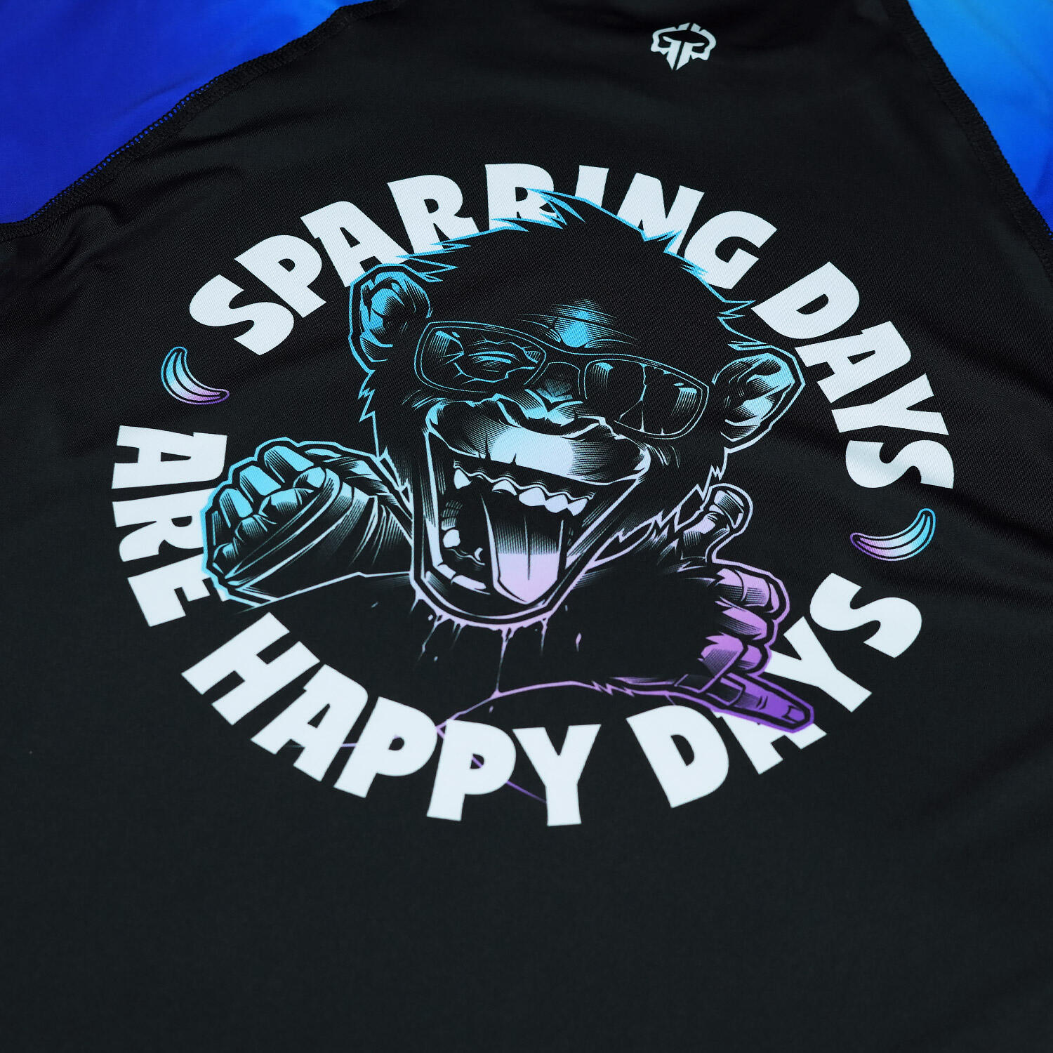 Rashguard dla dzieci Ground Game Cheeky Monkey z krótkim rękawem 4/6