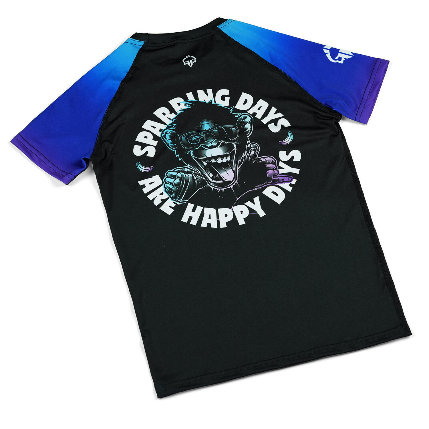 Rashguard dla dzieci Ground Game Cheeky Monkey z krótkim rękawem 6/6