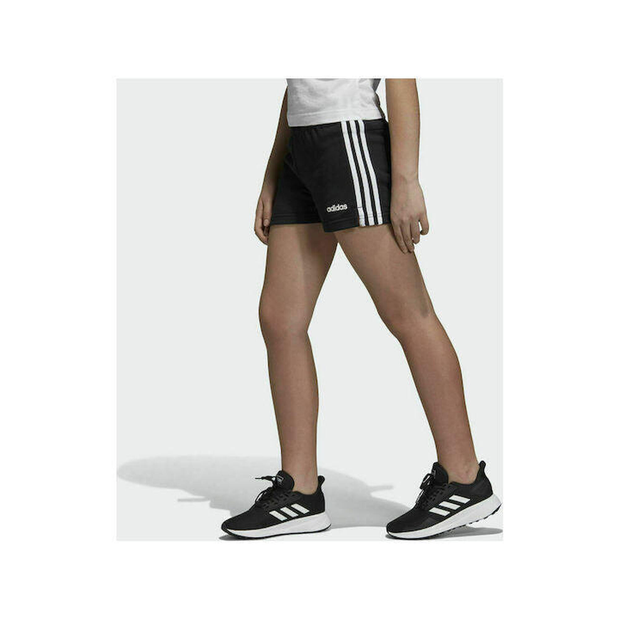 Pantalones cortos para Niña Adidas 3 stripes Negro