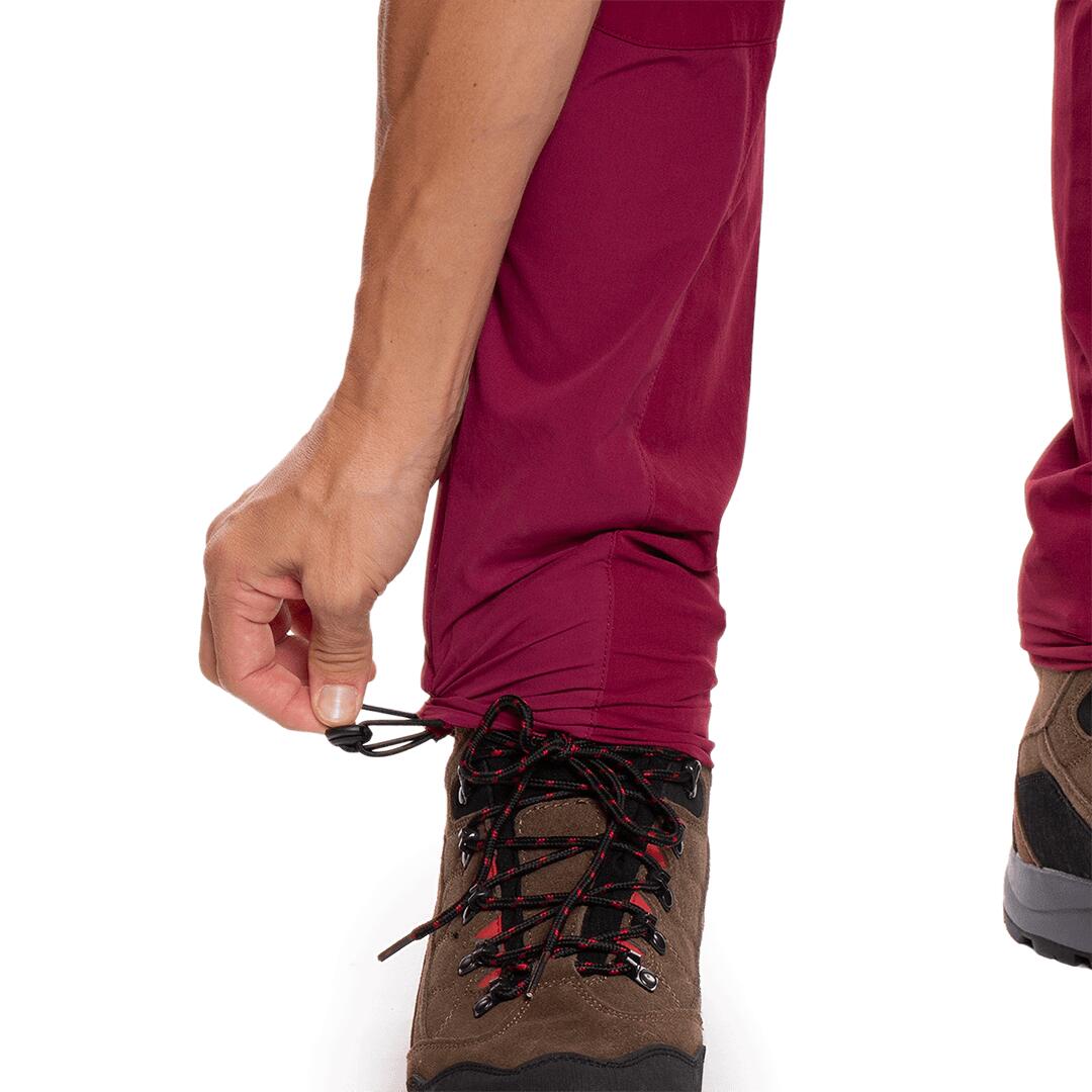 Pantalón para Mujer Trangoworld Malaren Rojo/Rojo/Morado 6/6