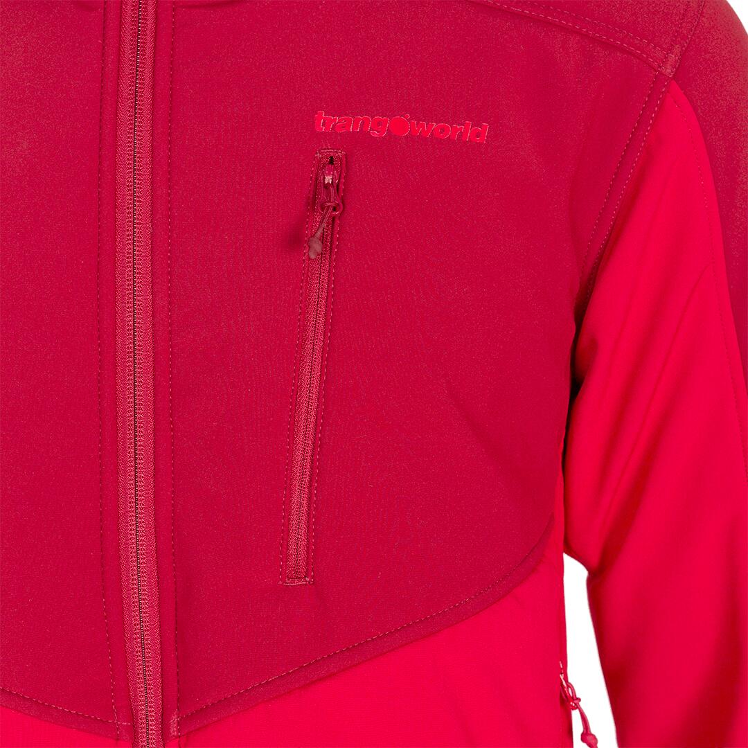 Softshell para Hombre Trangoworld Chantar Rojo/Rojo 2/7