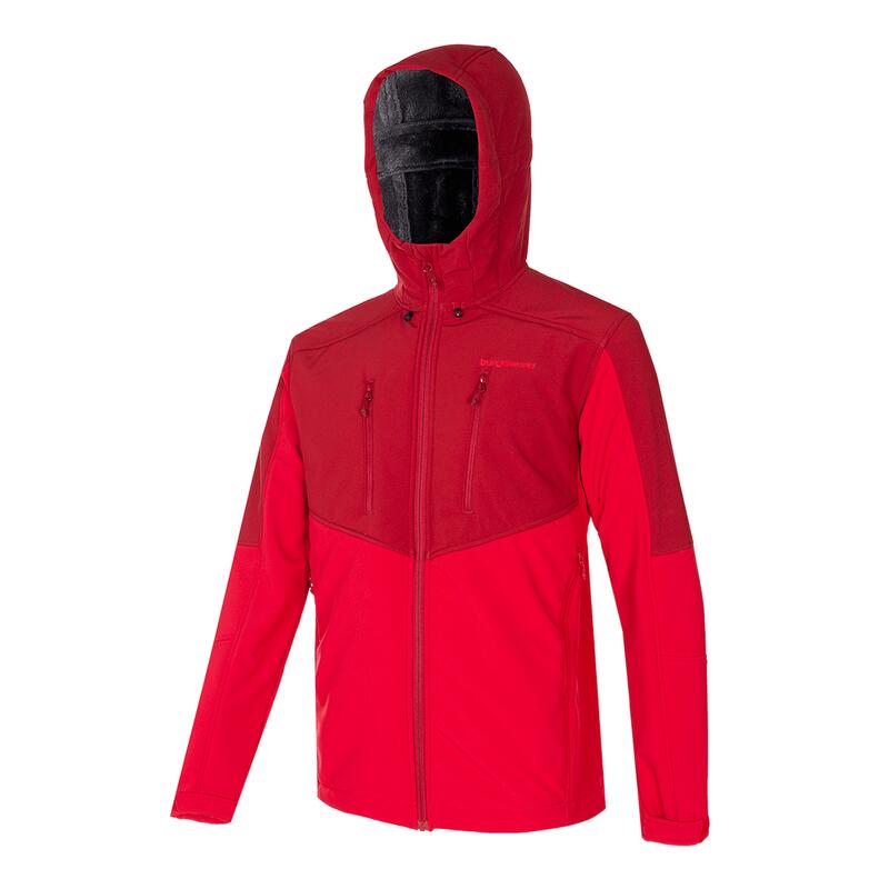 Chaqueta cortavientos para Hombre Trangoworld Chantar Rojo/Rojo