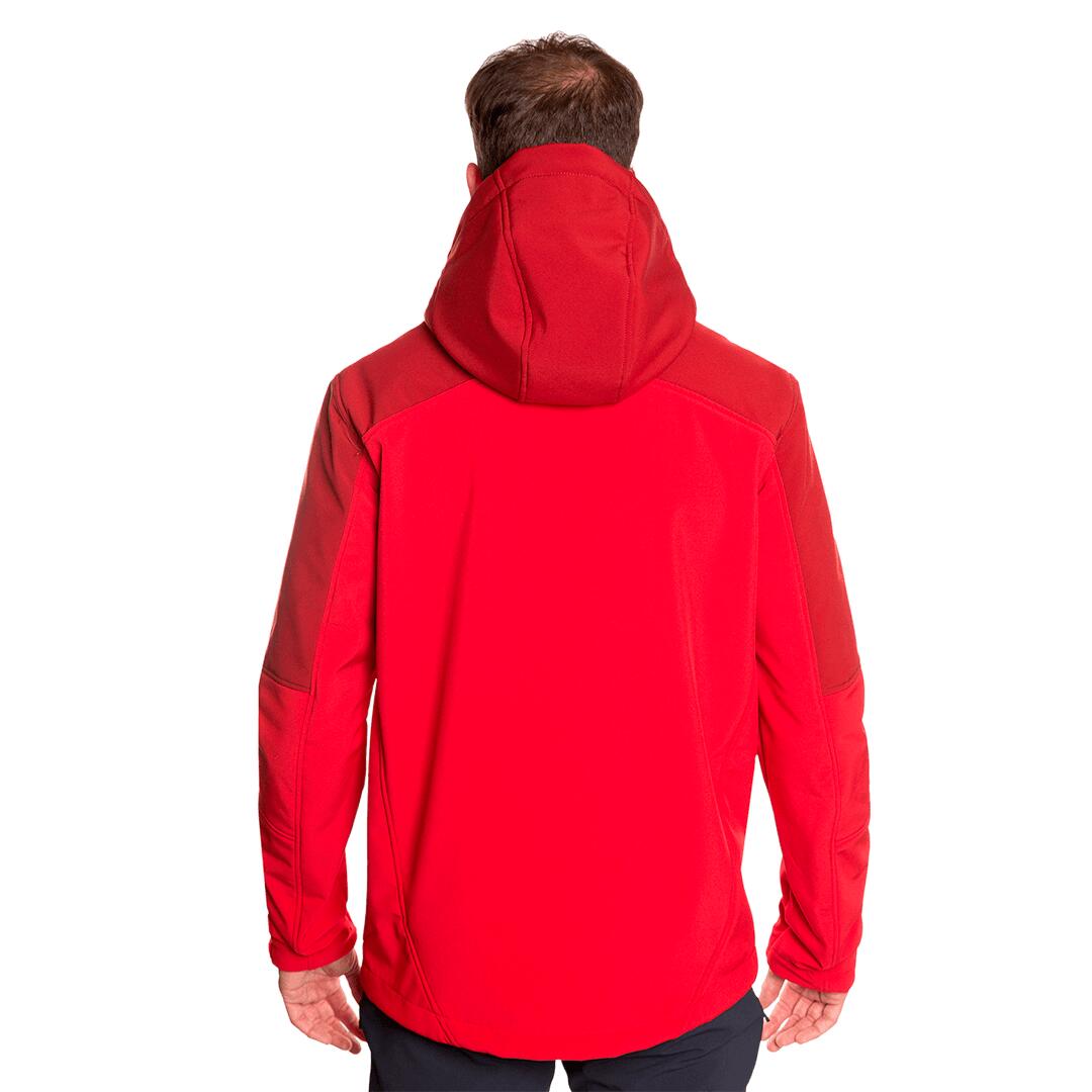 Softshell para Hombre Trangoworld Chantar Rojo/Rojo 4/7