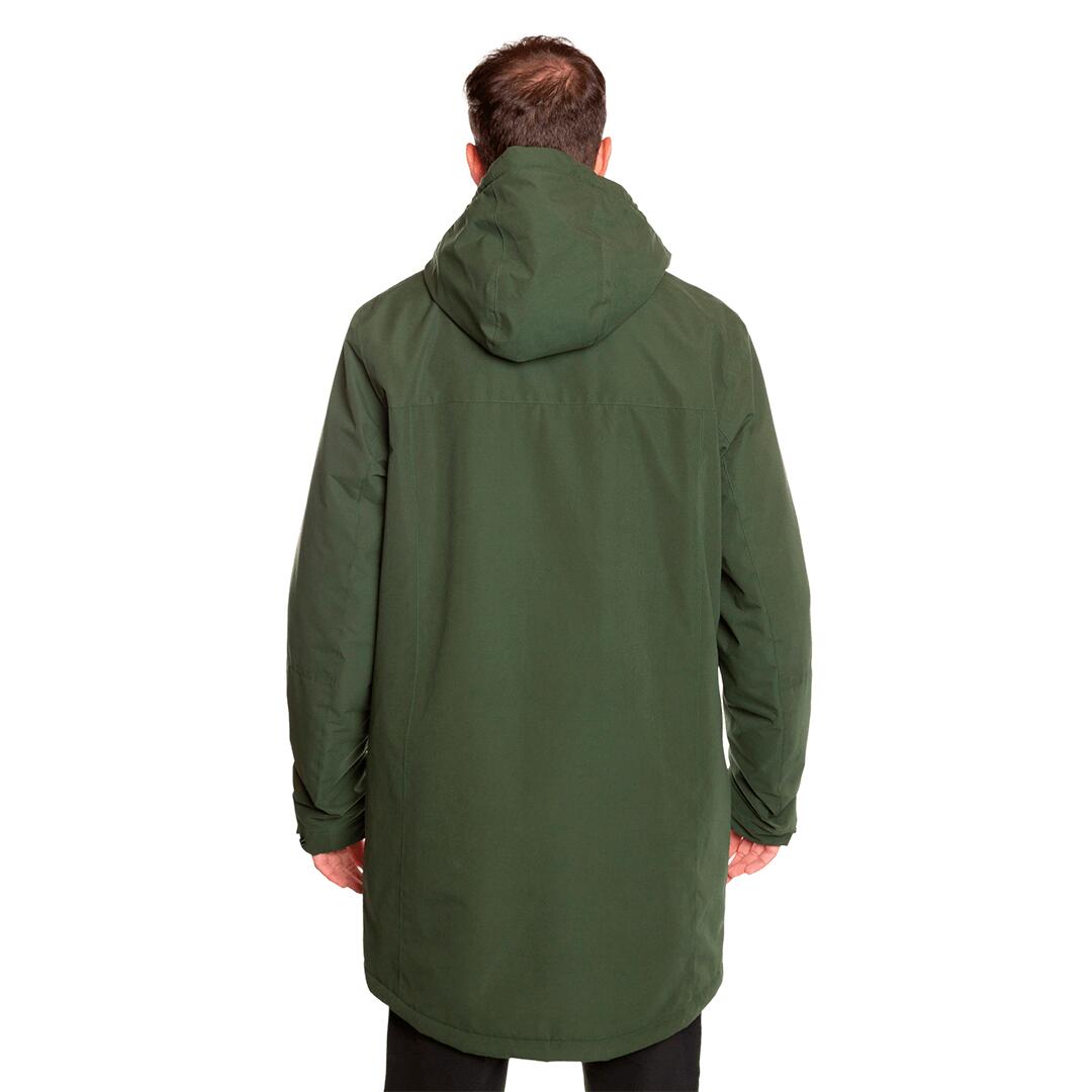 Parka para Hombre Trangoworld Baden termic Verde/Negro Impermeable 4/7