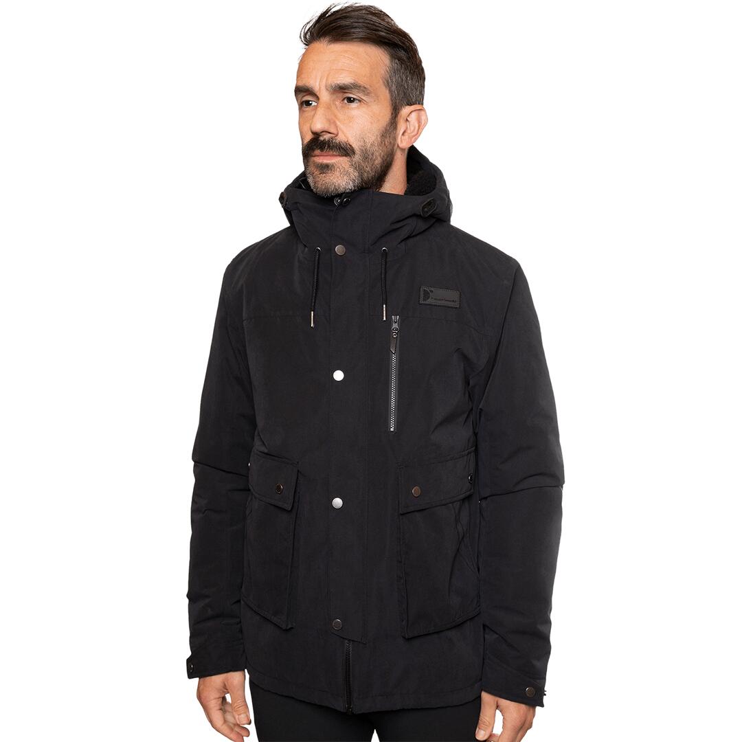 Chaqueta para Hombre Trangoworld Padma termic Negro/Negro Impermeable 3/7