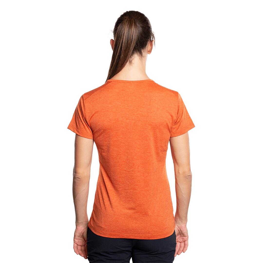 Camiseta para Mujer Trangoworld Rjavina Naranja 4/6