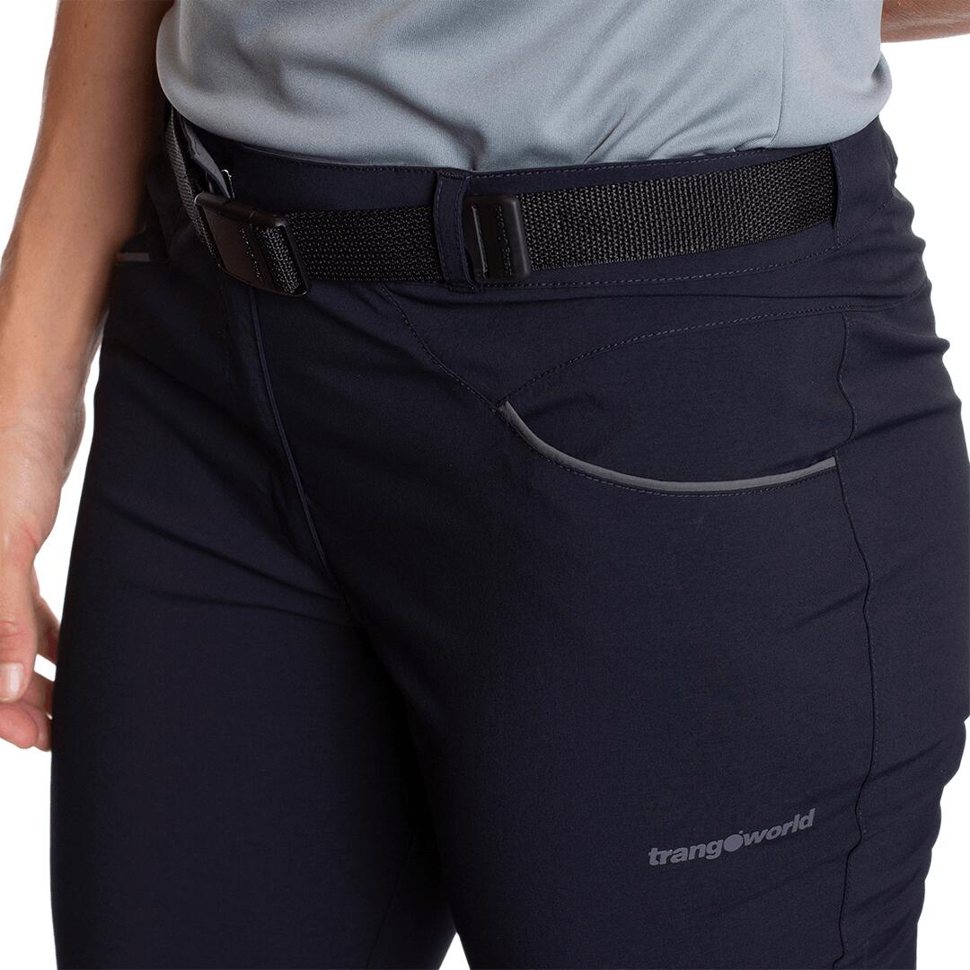 Pantalón para Mujer Trangoworld Hervas Negro/Gris 5/6