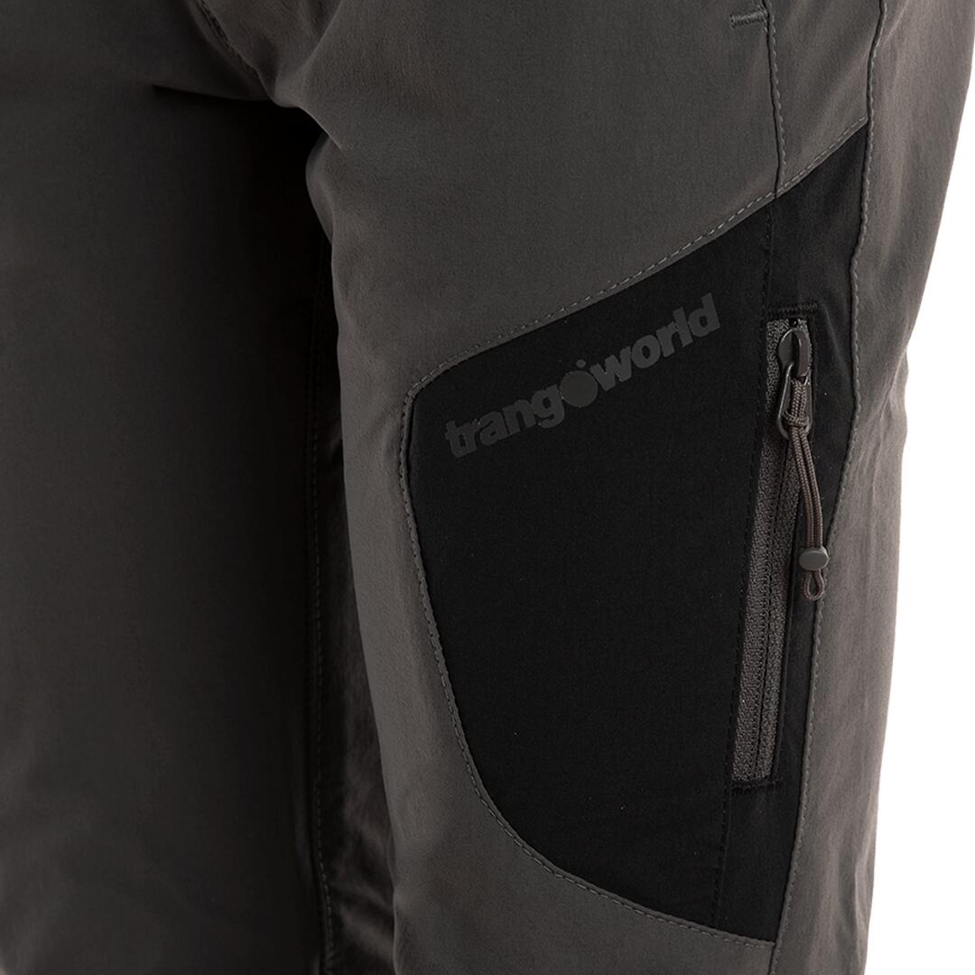 Pantalón para niños Trangoworld Naron Gris/Negro 2/3