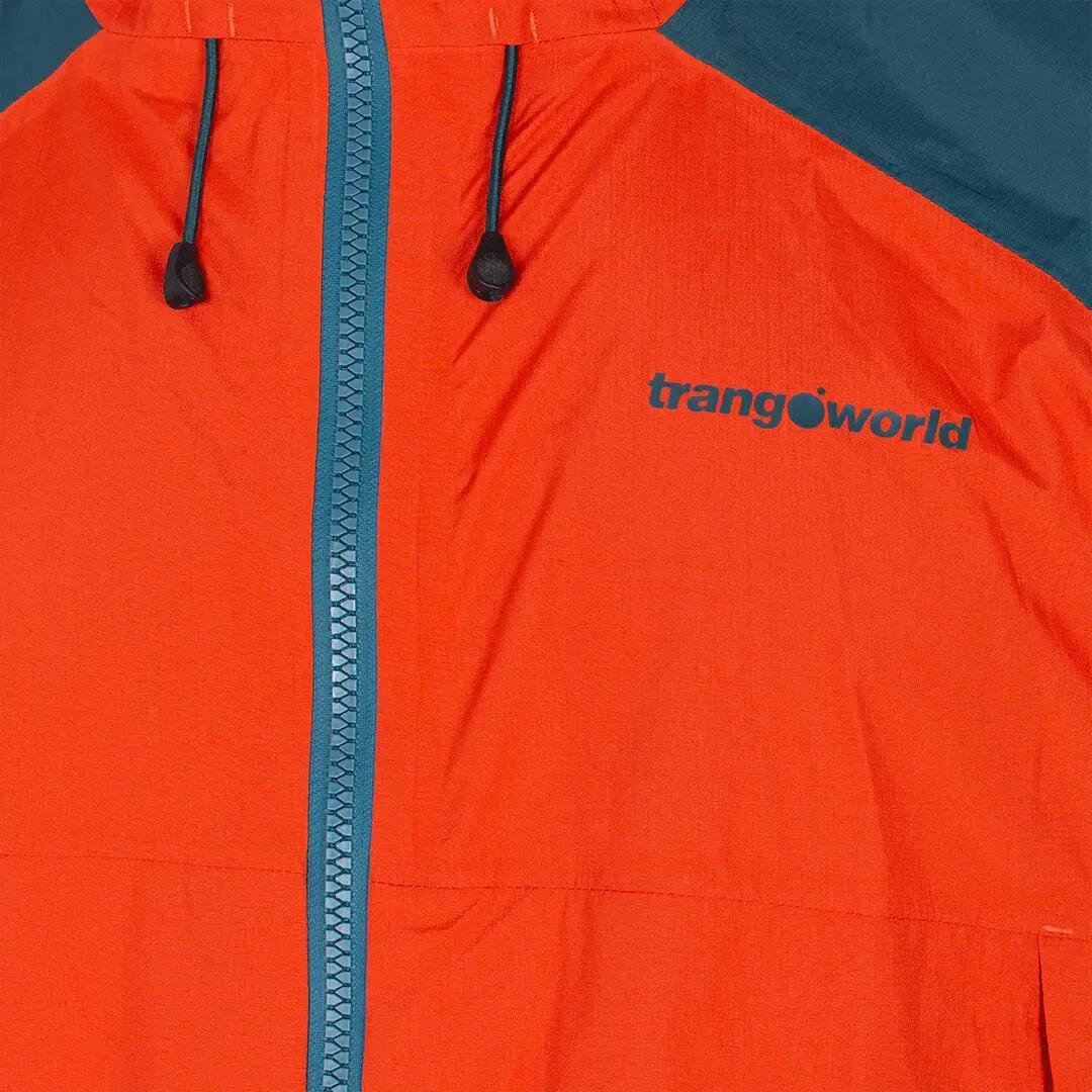 Chaqueta para Hombre Trangoworld Kilimanjaro Naranja/Gris/Azul Impermeable 2/7