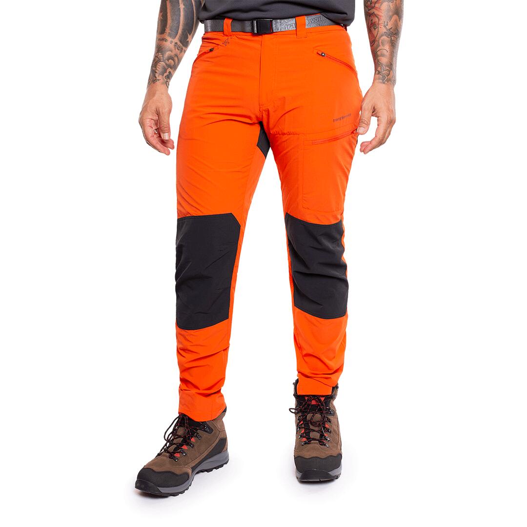 Pantalón para Hombre Trangoworld Drohmo th Naranja/Negro protección UV+30 3/6