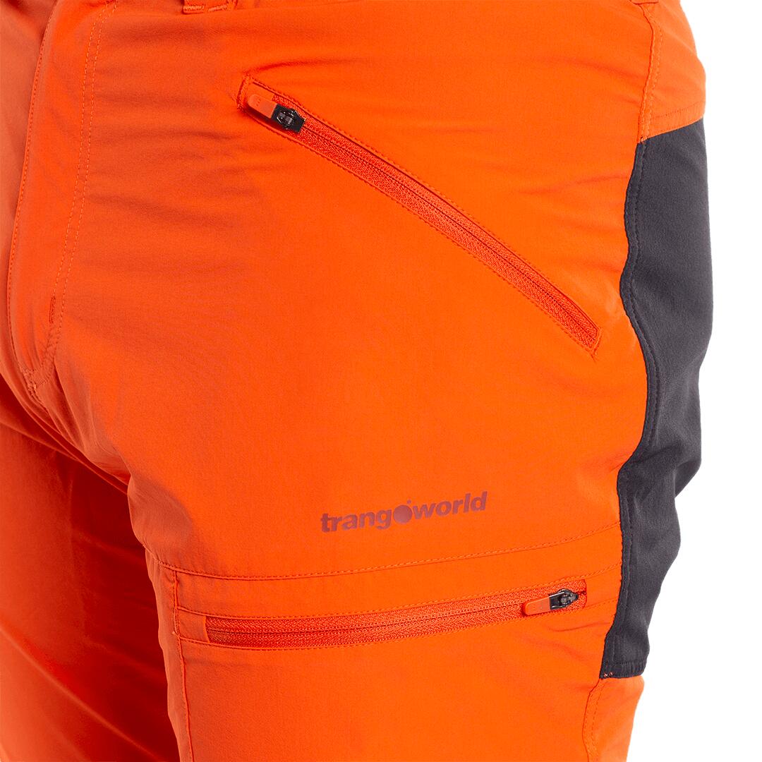 Pantalón para Hombre Trangoworld Drohmo th Naranja/Negro protección UV+30 6/6