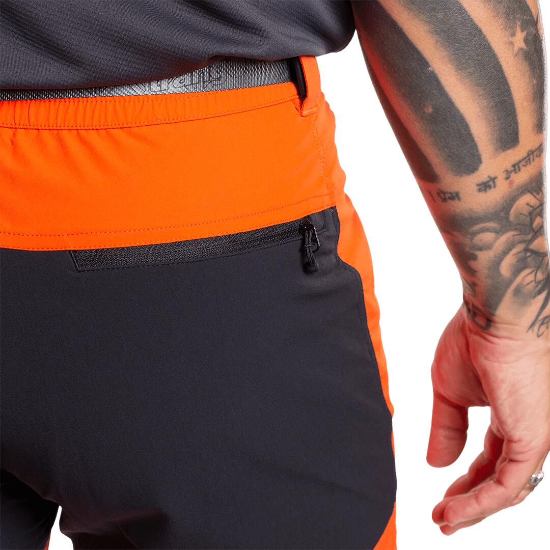 Pantalón para Hombre Trangoworld Drohmo th Naranja/Negro protección UV+30 5/6