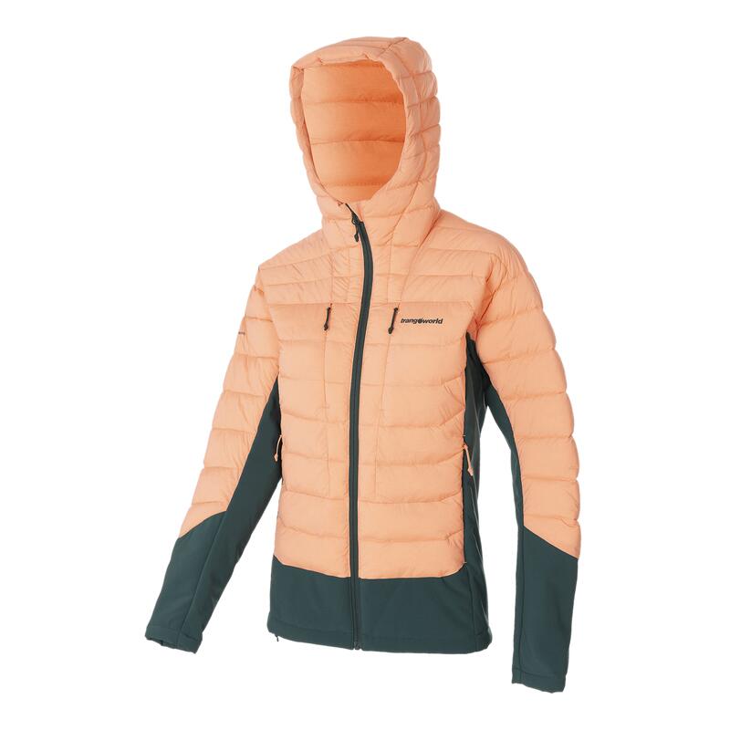 Chaqueta fibra para Mujer Trangoworld Abeille kb Rosa/Verde