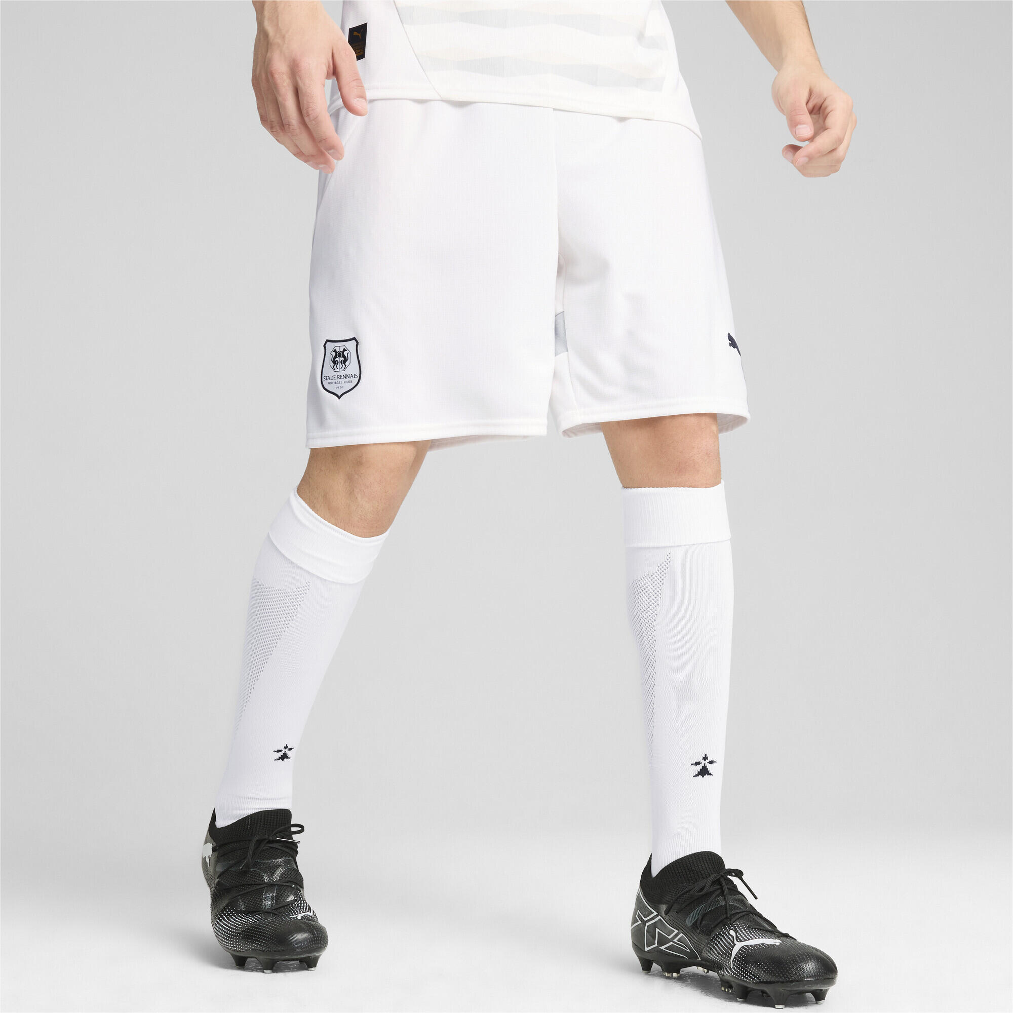 Stade Rennais F.C. 24/25 24/25 Shorts da uomo PUMA White Black 2/7