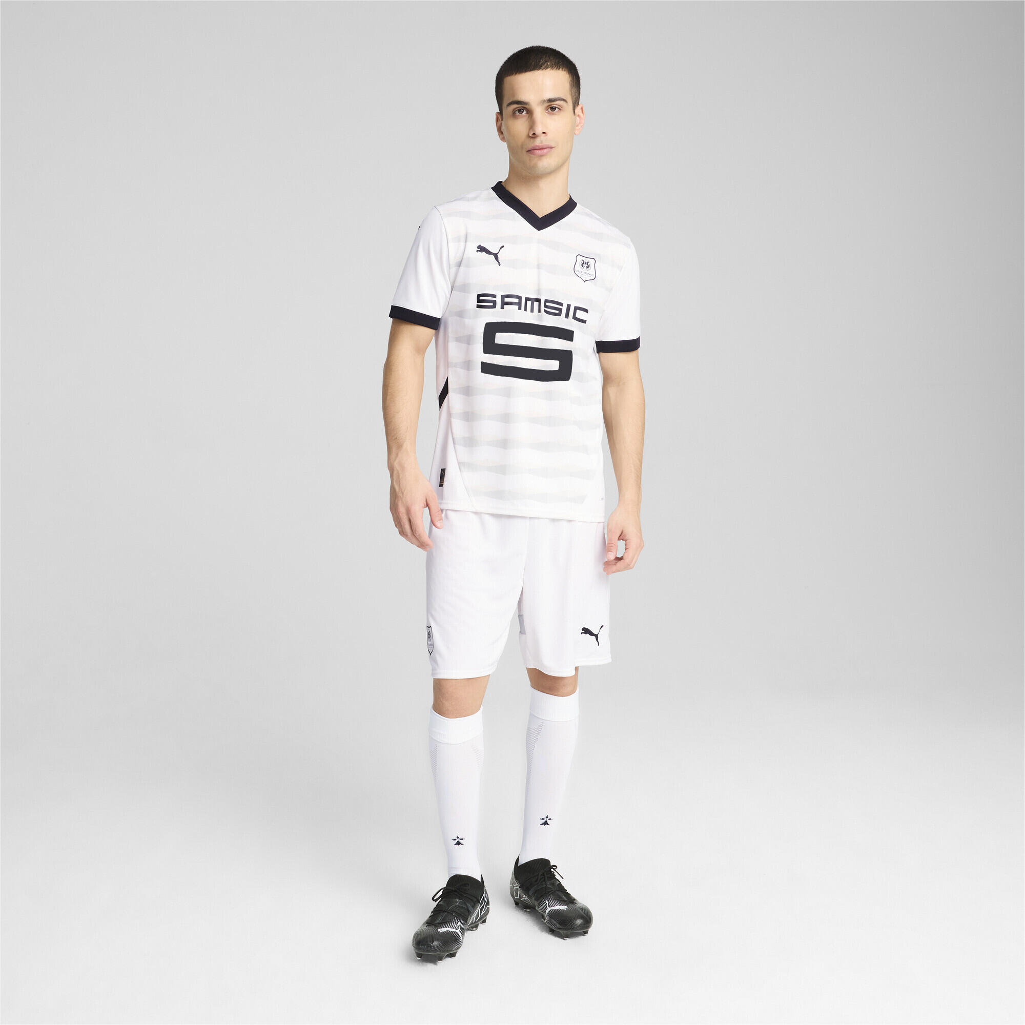 Stade Rennais F.C. 24/25 24/25 Shorts da uomo PUMA White Black 6/7