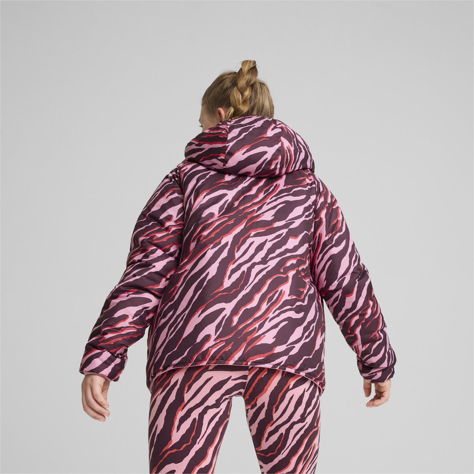 Oboustranná Puffer Jacket Youth PUMA Mauved Out Pink 5/7