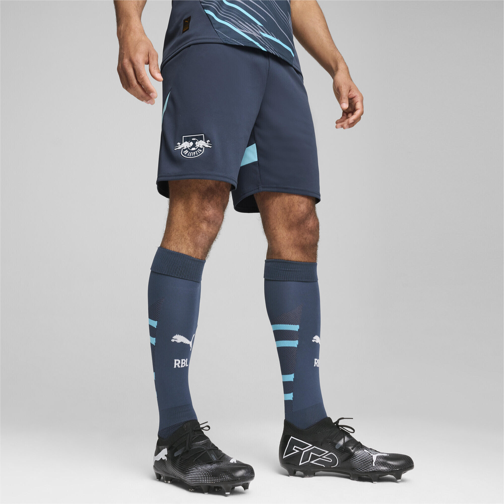 RB Shorts Leipzig da uomo PUMA Dark Night Hero Blue 6/7