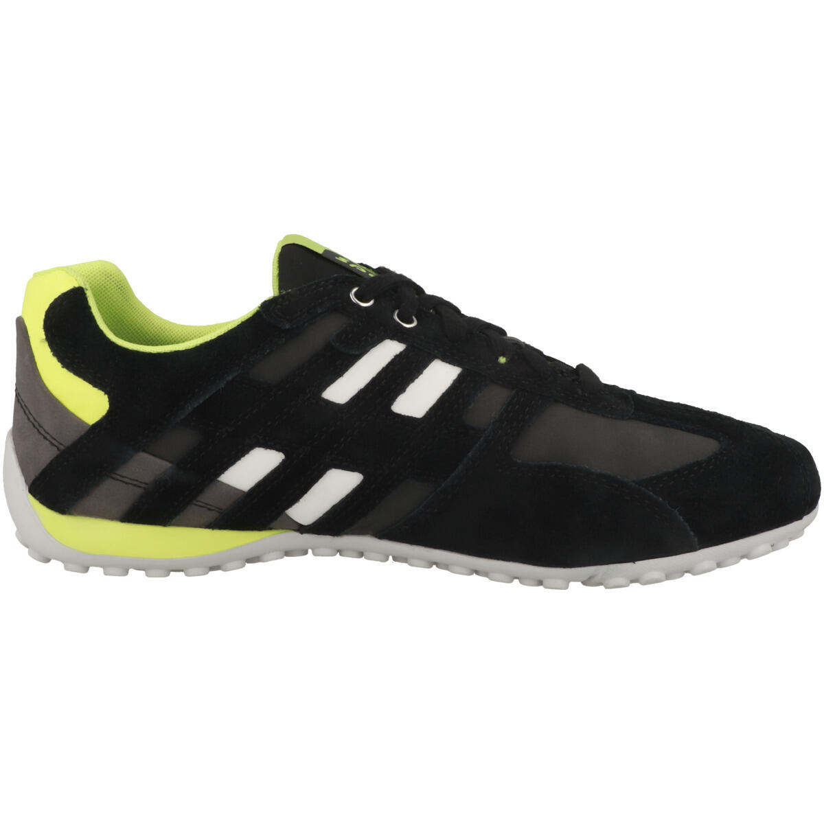 Geox UOMO SNAKE A -  Herren Leder Sneaker U4507 A 022EK schwarz 3/7